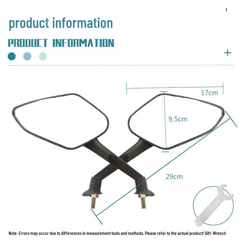 Universal 8MM HD Rearview Mirror for Electric Vehicles
