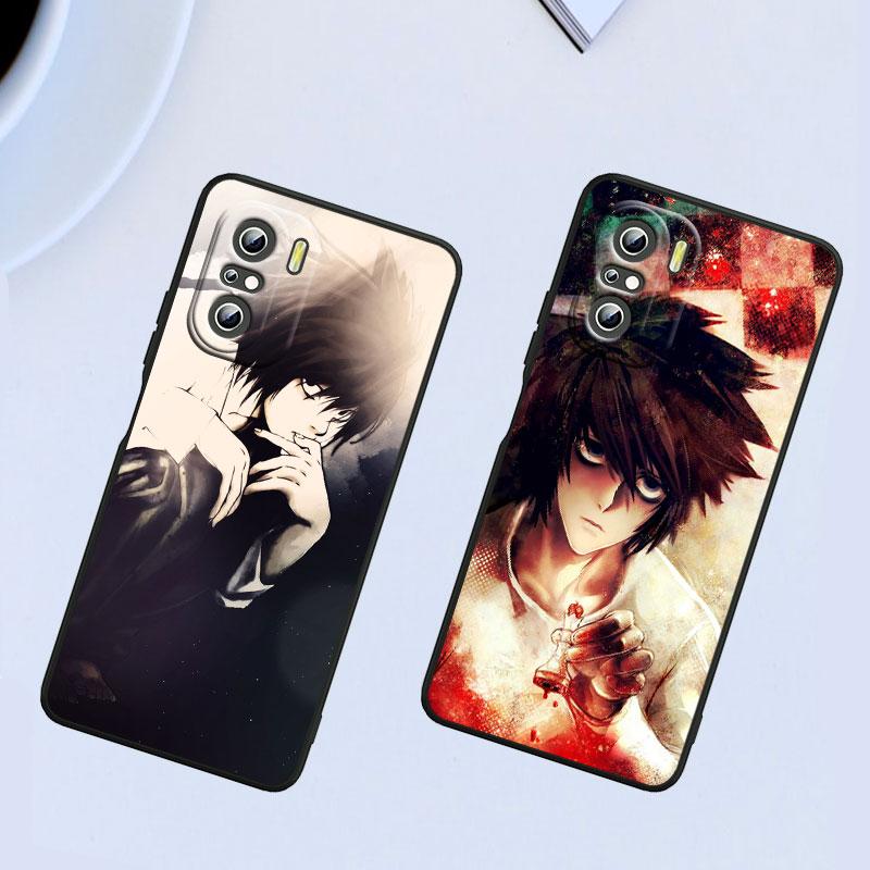 Anime Manga Death Note Ryuk For Xiaomi Redmi Note 12 Turbo 11E 11S 11 11T 10 10S 9 9T 9S Pro Plus 5G Black Phone Case