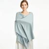 2025 Winter Shawl For Women Long Warm Cashmere Scarves Hijab Solid Lady Wrap Female Pashmina Bandana Head Scarfs Echarpe
