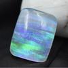 Lab-Created Opal Loose Gemstone 17.15 Ct Multi-Color Emerald Shape Cut October Birthday Birthstone