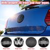 T24Volkswagen Polo Car Logo Emblem Badge Sticker for 2019-2024 Models Front Grille & Rear Trunk Auto Exterior Decoration