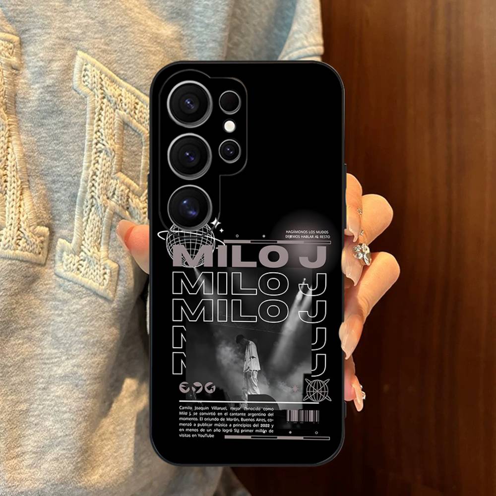 Singer M-Milo J Phone Case For Samsung S 24 Fe 25 Ultra Plus 20 Lite 21 30 22 23 24 22 Ultra 5G Fundas