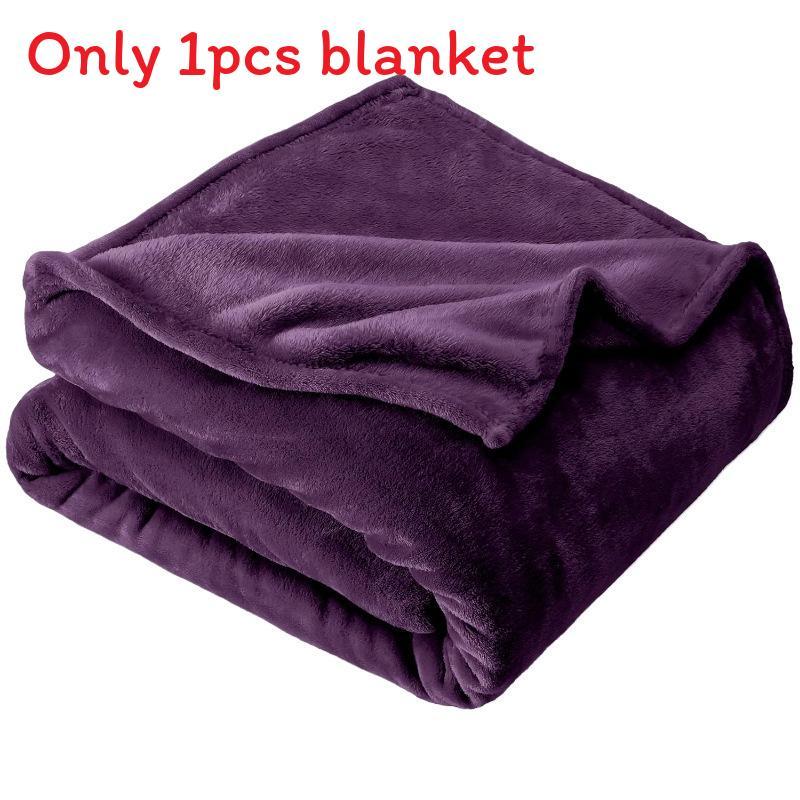 Plush Blanket With Lightweight Design For Living Room Decor