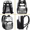 Transparent Backpack Waterproof PVC Storage Bag Large Capacity Student Backpack