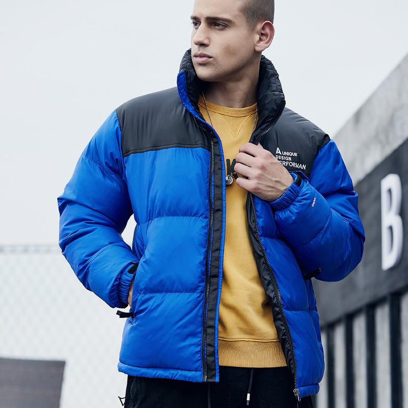 

Мужская хлопковая подкладка, мужская мода, мужское пальто, зимнее, воротник, цветная хлопковая подкладка, куртка для мужчин L