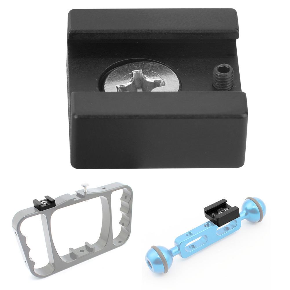 14" Screw Aluminium Alloy Flash Hot Shoe Mount for Camera Tripod Photo Studio Kit
