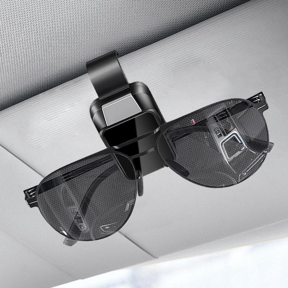 Press Switch Car Glasses Clip Stable Ticket Card Mount Clips Auto Interior Accessory