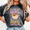 KPop RaUnisex Japanese Noodles Bowl Shirt Kpop Heart South Korea Music Cotton TShirt Fun Kpop Lover Gifts Fashion Y2k Streetwear
