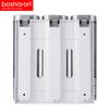 Gel Dispenser Wall Mounted Shampoo Soap Shower Dispensers Manual Abs Hotel Bathroom Soap Dispenser Chrome Bathroom Accessories