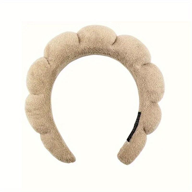 

Beauty Toileting Headbands French Sponge High Top Hair Rings Hairdressing Bathing Facial Washing Tools 1PCS кавовий