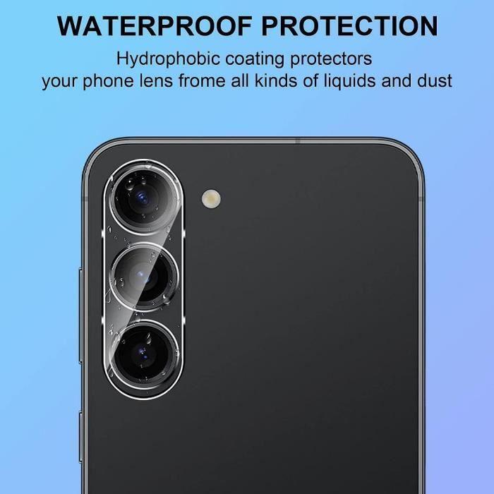2 x Objektivschutz für Samsung Galaxy S23 Gehärtetes Glas