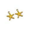 20pcs Stainless Steel Enamel Starfish Girls Bracelet Decoration Kids Summer Cute Necklace Charms DIY Jewelry Making Supplies