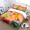 Fresh Fruits Pattern Set Design Exquisite Three-Piece Bedding Set Gift For Kids And Adults