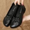 Soft Leather Shoes Women's Doudou Shoes Autumn New Casual Small Leather Shoes Lazy Shoes Single Shoes Shallow Flat Shoes