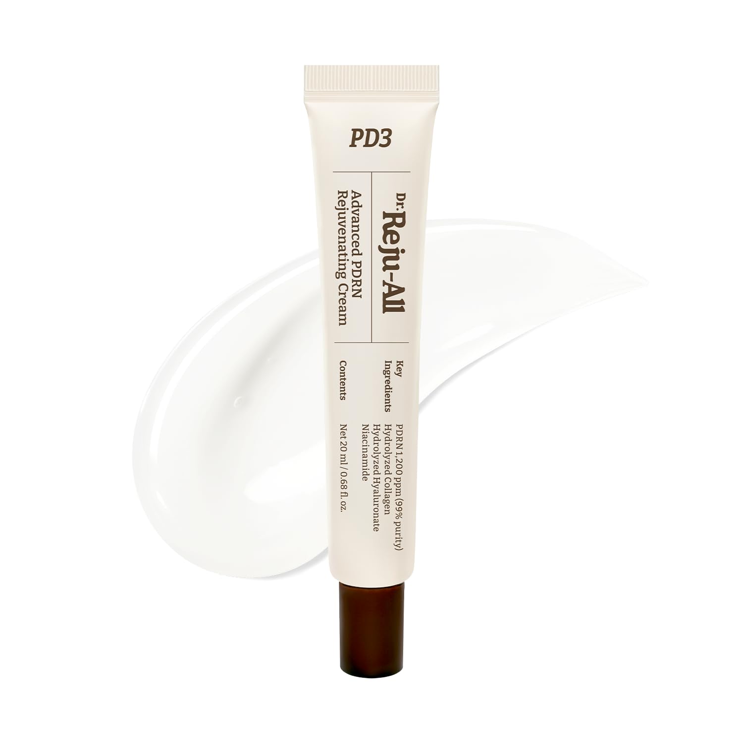 [Dr.Reju-All] Reju-All Advanced PDRN Cream 20g Contains 1200ppm of salmon DNA-derived PDRN (99% purity). Moisturizing cream for firmness, elasticity,