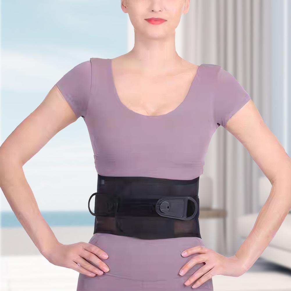 Doppelzug Taillenstützgürtel Atmungsaktiv Verstellbar Rückenstützgürtel Orthopädische Taillenstütze zum Schutz der unteren Wirbelsäule