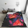 English Singer Actor Plush Blanket Davids Bowies Throw Blankets for Home 200x150cm Plush Thin Quilt