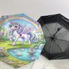 1PC Unicorn Fantasy Umbrella-8-Rib Reinforced Portable Folding Travel Suitable for All Seasons Outdoor Daily Use  -J0363