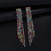 New Slimming Earrings: European and American Style  Vintage Charm  Fashionable and Exquisite Tassel Dangle Earrings