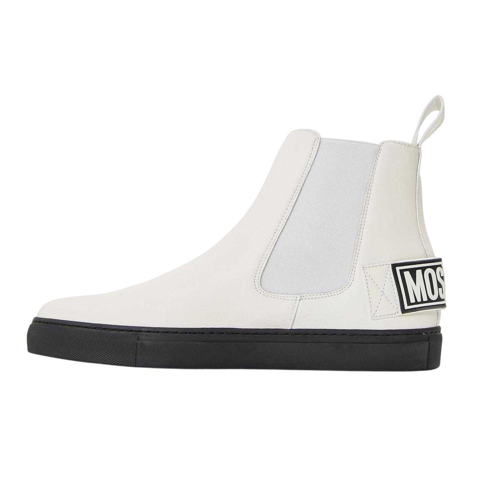 Moschino Mens Flat Ankle Boots