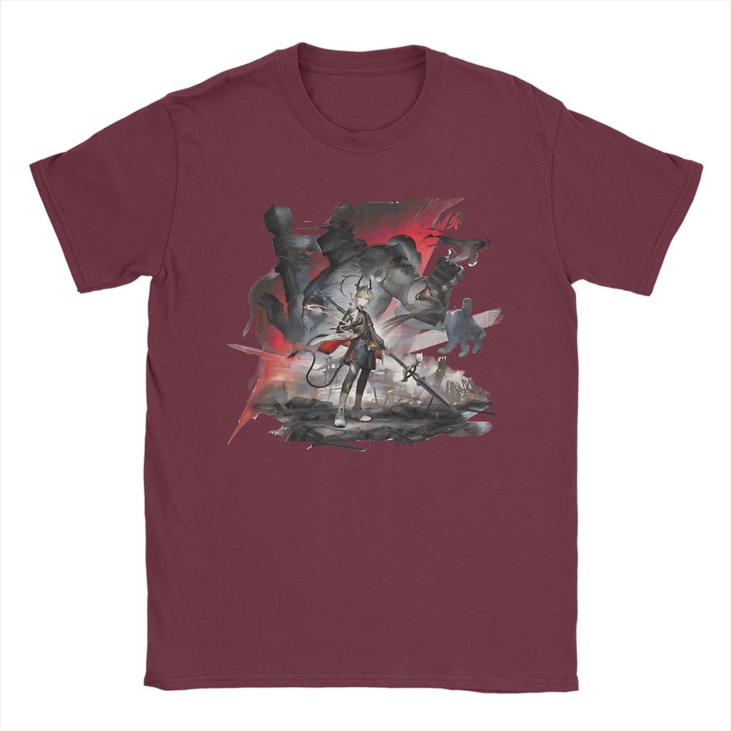 Laevatain Arknights Endfield New Arrival T Shirt for Unisex Women Pure Cotton Tee Shirt Clothes