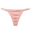 Thin Belt Bow Underwear For Women Girl Sports Panties Thong Low Waist Seamless Soft Satin Briefs Female Lingerie