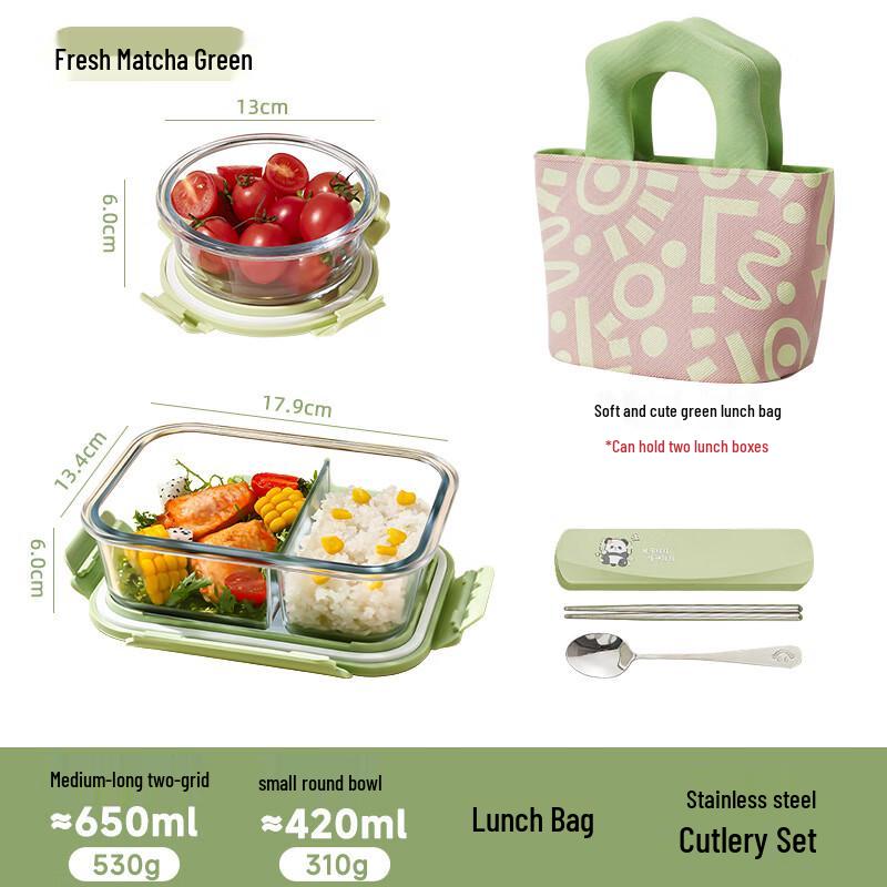 High Borosilicate Glass Lunch Box Set