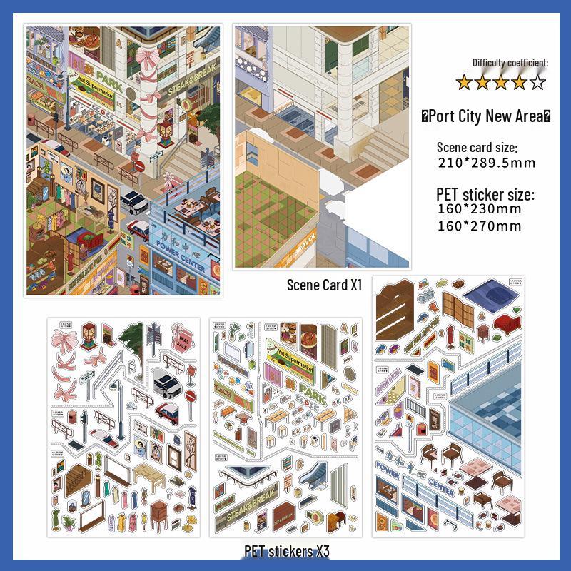 Ink Words Landscaping 3D Stickers: Infeel.Me 20th Edition DIY Fun