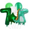 Crown Green Dinosaur Balloon Set for Children's Birthday Party Scene Decoration and Arrangement