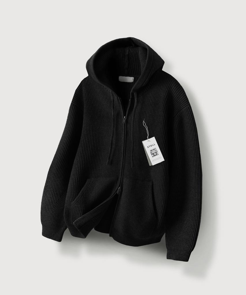 Mood Inside Washable Niju Hooded Zip-Up Knit_8 Colors