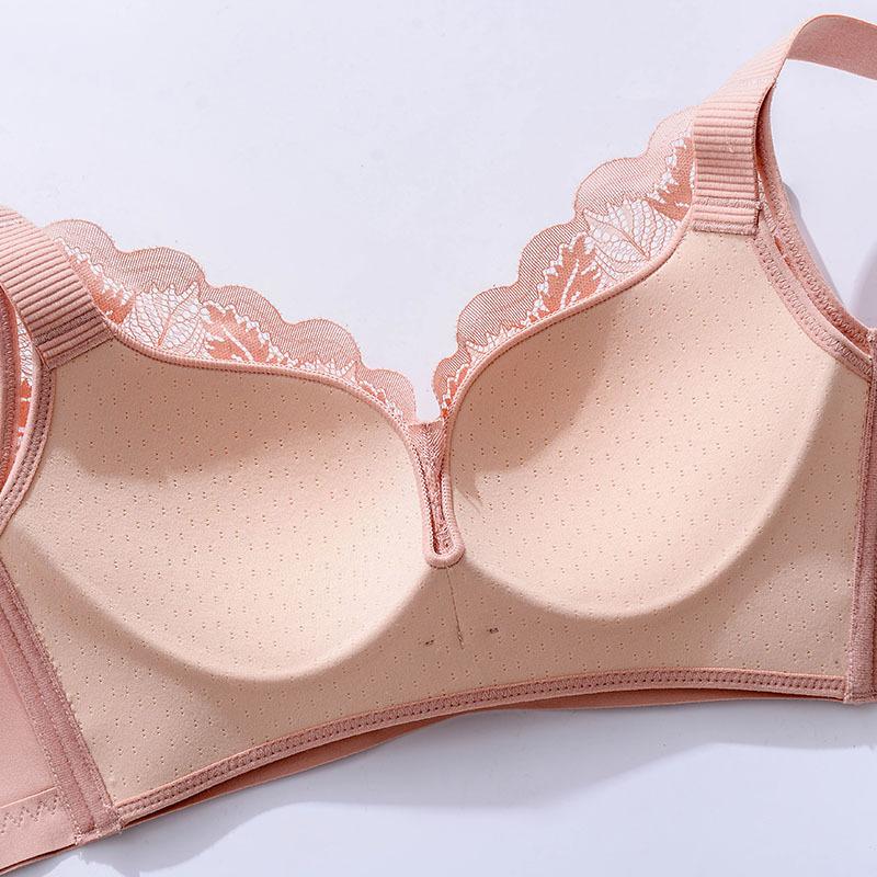 Thin Bra Lace Adjustable Lingerie for Women Feminine Gathering Bra Push Up Bra