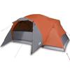 VidaXL Family Tent Crossvent 8 Person, Shade Tent with Carry Bag, Camping Awning, Garden Shelter, 94423