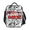 Yuno Gasai By Mirai Nikki Insulated Lunch Bag for Women Children Portable Food Boxes Thermal Lunch Box Tote