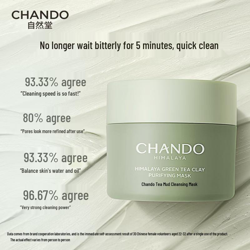 Chando Himalayan Tea Mud Cleansing Mask 100g