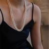 Shijia Pearl Necklace: Luxurious Retro Fall/Winter Beaded Jewelry for Women