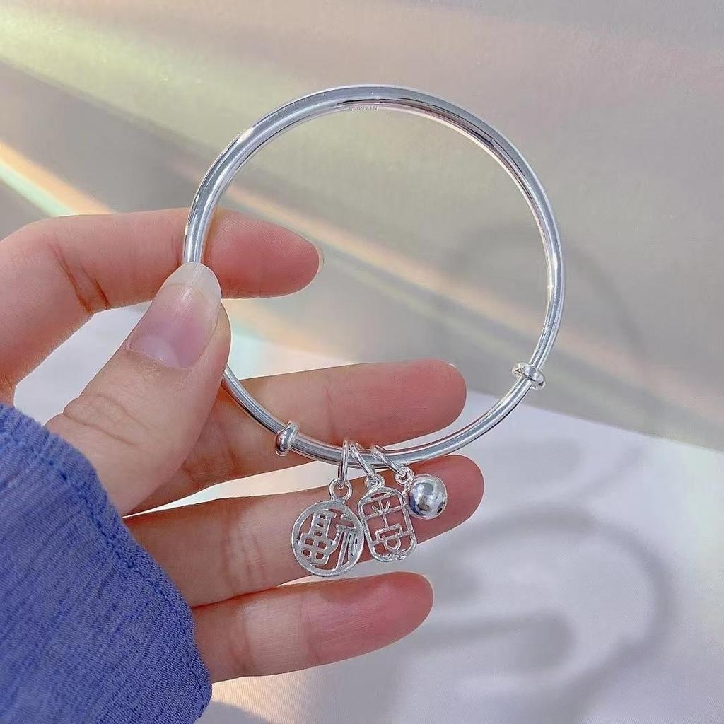 Tiktok Live Source Bell Sicherheitsarmband Feminin Einfach Push Pull Junges Studentenarmband Netzwerk Roter Schmuck