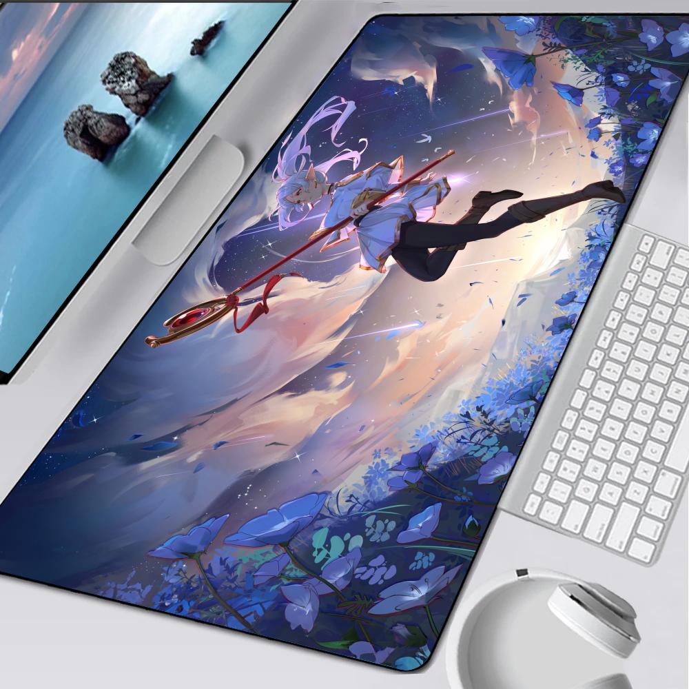 F-Frieren C-Characteres Mouse Pad Rubber Mat Laptop Xxl Mousepad Notebook Gamer Computer Table Gaming Accessories