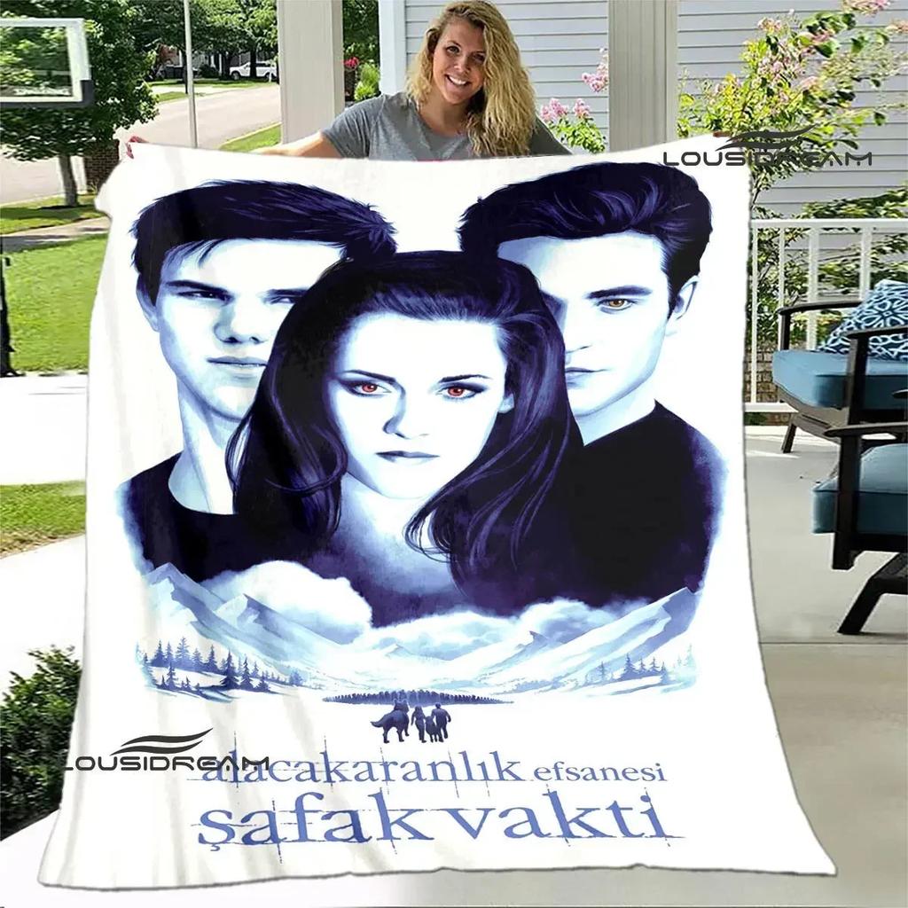 Alacakaranlık Efsanesi Baskılı Battaniyeler Moda Sıcak Battaniye Framine Yumuşak Ve Rahat Ev Seyahat Doğum Battaniyesi Doğum Günü Hediyesi