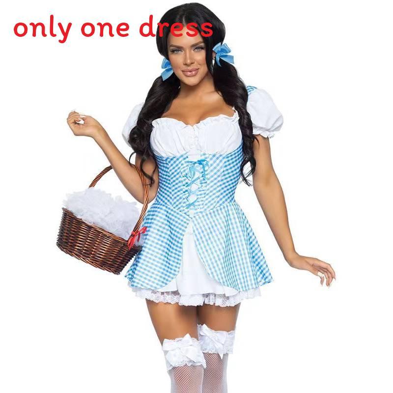 Cosplay-Hausmädchen-Outfit im Spiel-Thema aus Polyester für Sommer-Anime-Events