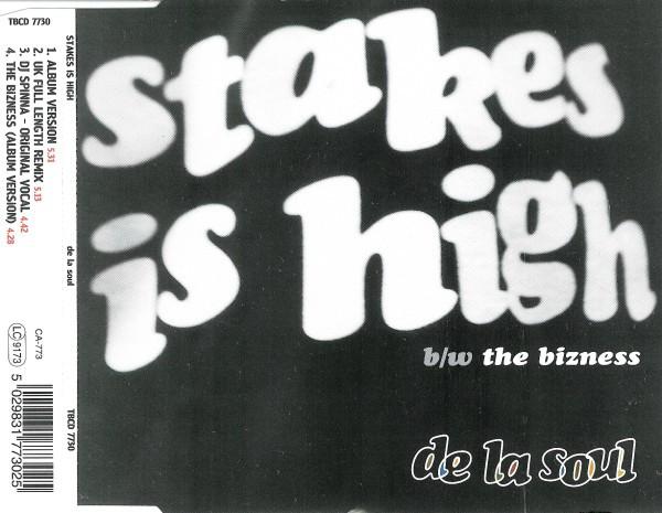 

CD DE LA SOUL - Stakes Is High TBCD7730 Tommy Boy 1996 UK Rap & Hip-Hop/R&B Used