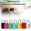 Password Lock 3 Position Password Lock Padlock, Suitcase Padlock for Gym, Cabinets and Luggage - Durable, Travel Padlock