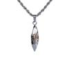 Vintage Vintage Wish Stone Necklace Ins Retro Europe and America Rap Hip Hop Men's and Women's Clavicle Chain Stylish Titanium Steel Necklace