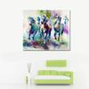 Colorful Pattern Horse Animal Canvas Wall Decoration Living Room Bedroom Draw
