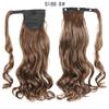 LISI HAIR Long  Ponytail Synthetic Wig Pack In Clip Hair Extension Ombre Black Gold Brown Ponytail