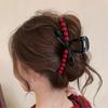 Herbst-Winter Neuankömmling Haaraccessoires Große Anker Rot Haarklammer High-End Weihnachtsrot Krallenclip Schmetterling Krallenclip