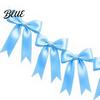 Valentine Day Backdrop Hanging Bunting Bow Pre-Strung Garland Decor 6.7FT Satin Ribbon Banner Decorations Photo Props for Birthday Baby