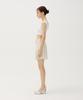 Meuameu Linen Pin Tuck Shorts
