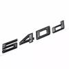 Glossy Black 3D Car Trunk Emblem Logo Badge for BMW 530e Letters Sticker Accessories A1