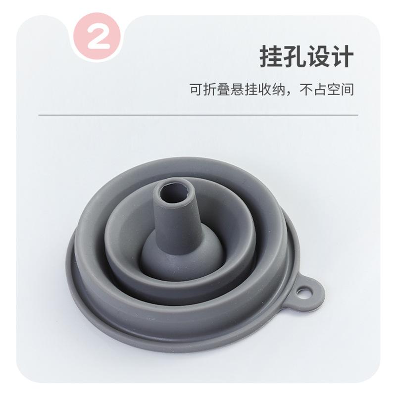 Silicone Funnel Collapsible Funnels for Kitchen Use Filling Bottles Collapsible Funnels for Kitchen for Perfume Oil Filters