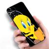 Yellow Cartoon Bird Black Silicone Phone Case For Xiaomi POCO X3 X4 NFC F4 GT F5 F6 M3 M4 M6 X5 X6 Pro 5G M5 C55 C65
